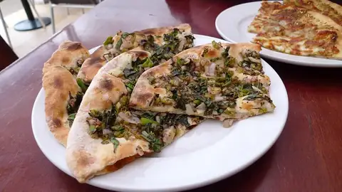Herb-topped flatbreads